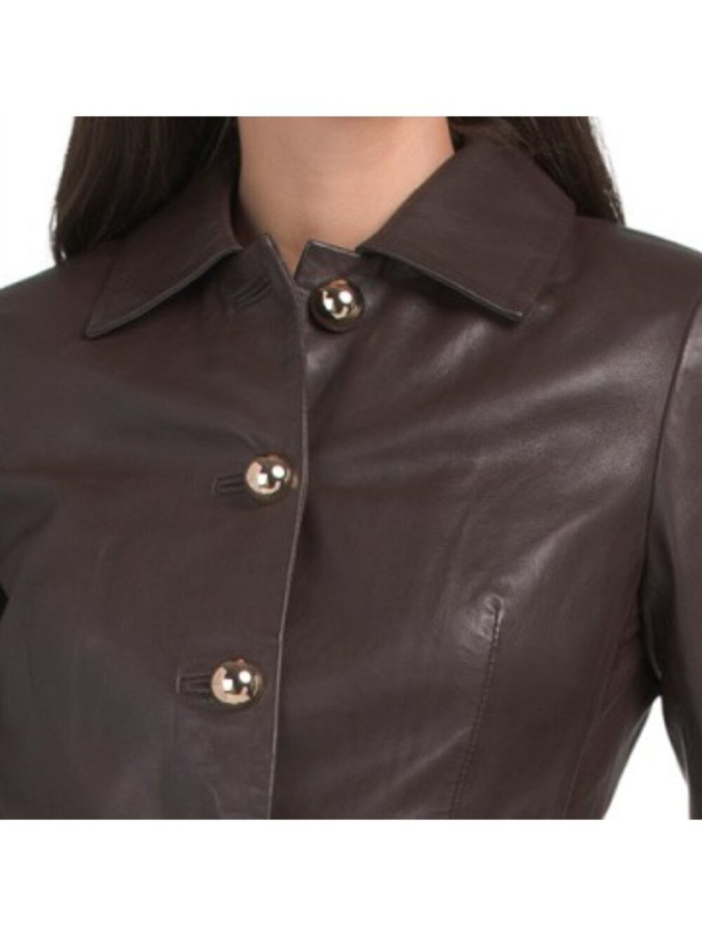 BOD & CHRISTENSEN Leather Bonnie Mini Dress - Picture 3 of 5